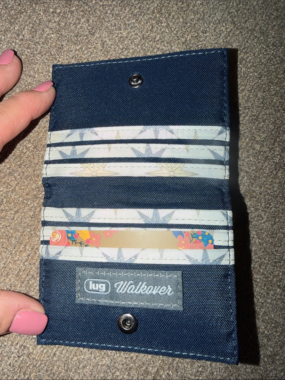 lug - walkover Waller - brushed navy - Picture 2 of 3